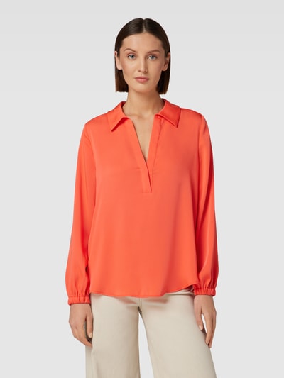 Marc Cain Bluse mit V-Ausschnitt Rot 4