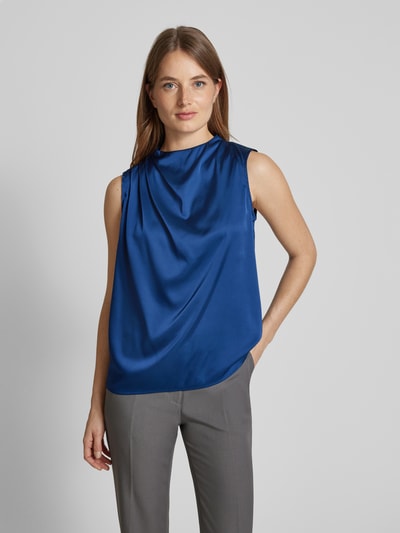 Christian Berg Woman Selection Regular fit blousetop met plooien Blauw - 4