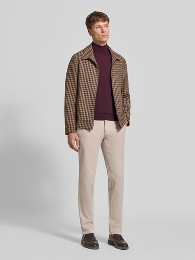 Brax Modern Fit Chino aus Baumwoll-Mix Modell 'Fabio' Kitt 1