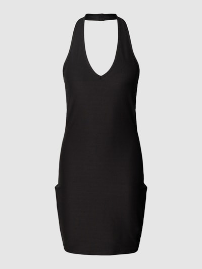 Tommy Jeans Minikleid in Feinripp-Optik Modell 'BODYCON' Black 2