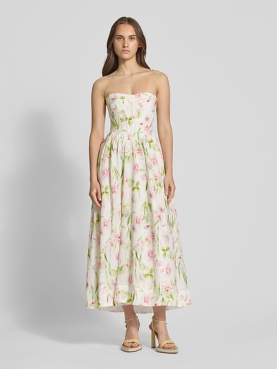 Bardot Cocktailkleid im Stufen-Look Modell 'LOLA' Weiss 4