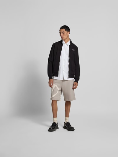 Diesel Sweatjacke mit Stehkragen Black 1