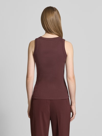 Drykorn Tanktop mit gerippten Abschlüssen Modell 'OLINA' Bordeaux 5