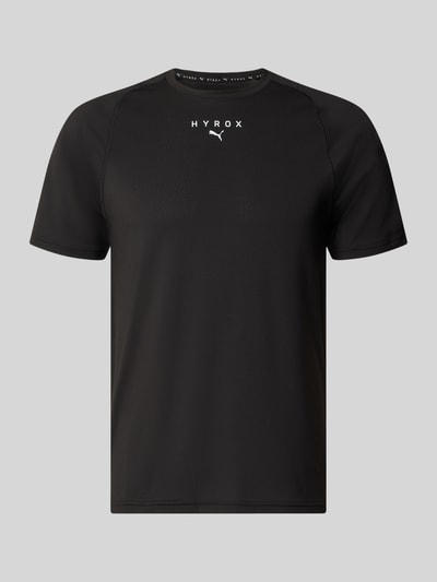 PUMA Performance Regular fit sport-t-shirt met logoprint model 'M PUMA X HYROX PWRMODE' Zwart - 1