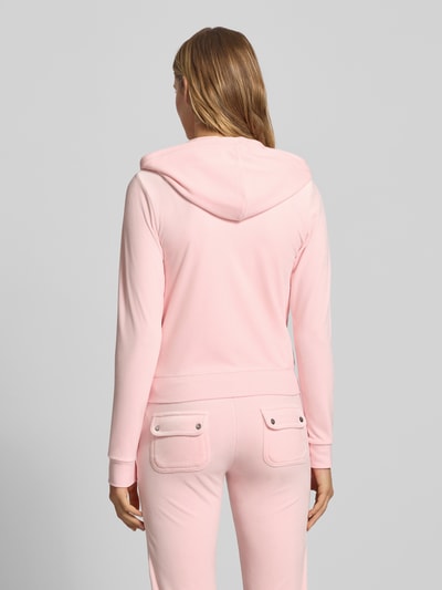 Juicy Couture Bluza rozpinana z wyhaftowanym logo model ‘ROBERTSON’ Różowy 5