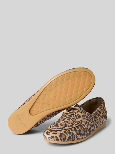 Tamaris Bootsschuhe aus Leder Modell 'SAILING SHOE' Beige 4