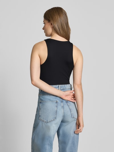 HUGO Body met labeldetail, model 'Dasiel' Zwart - 5