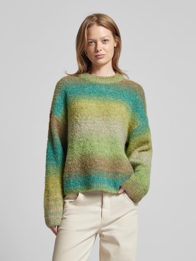 JAKE*S STUDIO WOMAN Gebreide pullover met ronde hals Kaki - 4