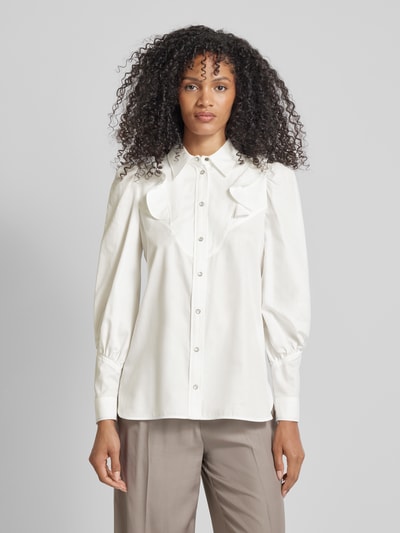 Weekend Max Mara Overhemdblouse met knoopsluiting, model 'PANCIA' Wit - 4