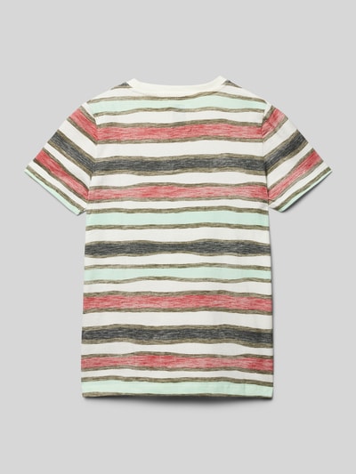 Garcia T-shirt met labelpatch Offwhite - 3