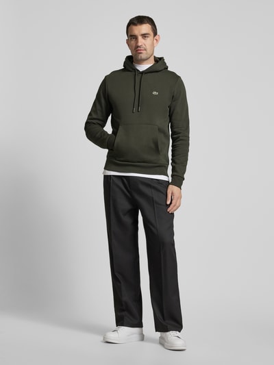 Lacoste Hoodie met capuchon Olijfgroen - 1