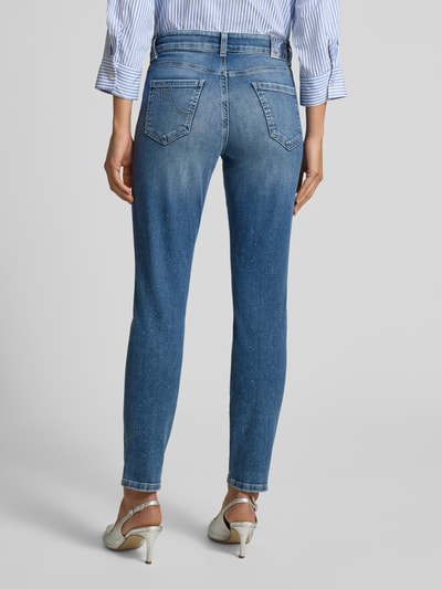 Marc Cain Skinny fit jeans in 5-pocketmodel Marineblauw - 5