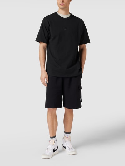 Nike T-Shirt mit Label-Stitching Black 1