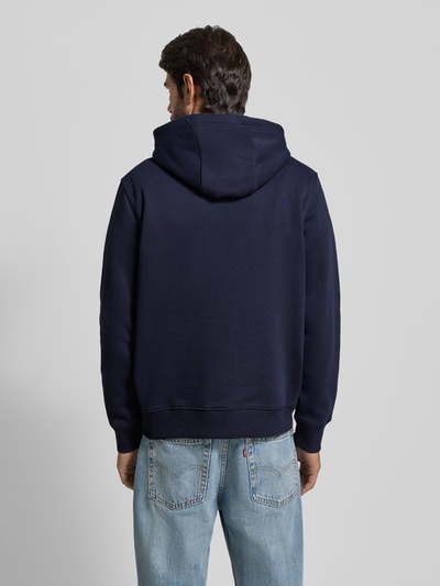 Tommy Hilfiger Regular fit hoodie van katoenmix Marineblauw - 5
