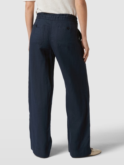 Lauren Ralph Lauren Spodnie materiałowe z elastycznym pasem Granatowy 5