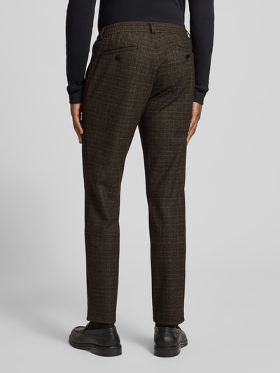 Brax Stoffhose mit Tunnelzug Modell 'Phil' Mittelbraun 5