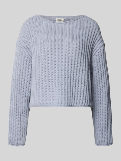 Drykorn Gebreide pullover met ronde hals, model 'IMENY' Lichtblauw - 2
