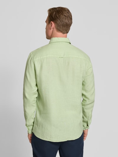 MCNEAL Leinenhemd mit Kentkragen Mint 5
