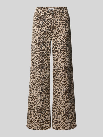 ONLY High Waist Jeans Wide Fit mit weitem Bein Sand 1