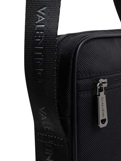 VALENTINO BAGS Umhängetasche mit Label-Applikation Modell 'BANDOLIERA ANAKIN' Black 4