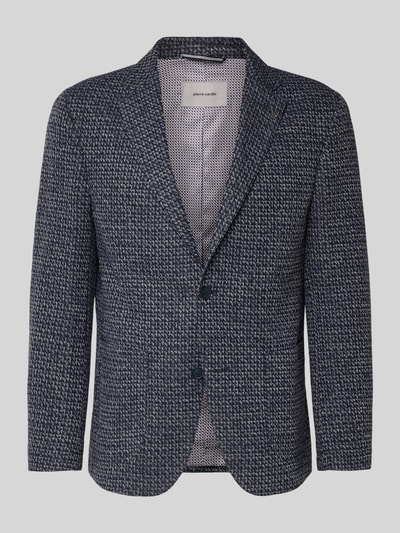 Pierre Cardin 2-knoops colbert met reverskraag, model 'Michel' Marineblauw - 2