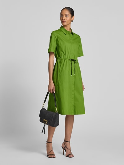 Marc Cain Midi-jurk met strikceintuur Grasgroen - 1