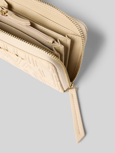 VALENTINO BAGS Portemonnee met logomotief, model 'PANSY' Ecru - 3