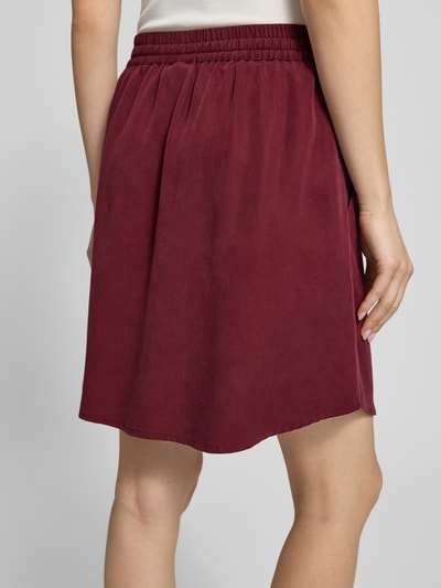 Marc O'Polo DENIM Mini-Rock aus Lyocell Bordeaux 3