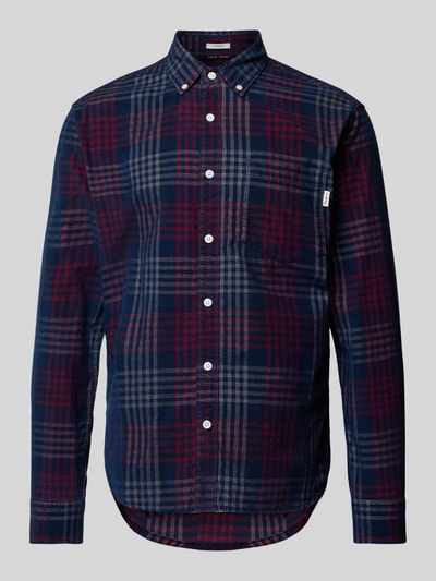 Pepe Jeans Freizeithemd mit Button-Down-Kragen Modell 'Marcus' Marine 2