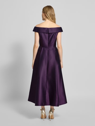 Adrianna Papell Cocktailkleid im Off-Shoulder-Look Bordeaux 5