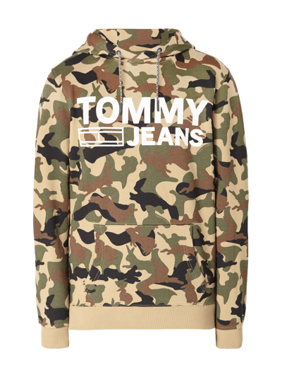 Tommy Jeans Hoodie mit Camouflage-Muster Oliv 2