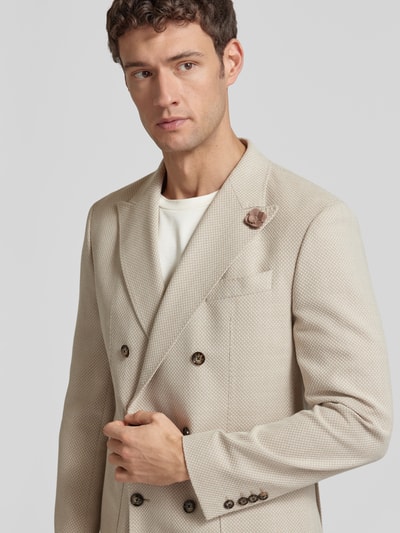 JOOP! COLLECTION Slim Fit Sakko aus Schurwoll-Baumwoll-Mix Modell 'Heazy' Beige 3