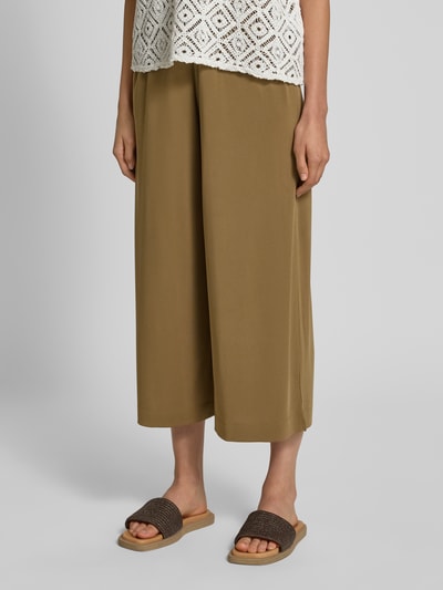 Christian Berg Woman Hose aus Modal-Mix mit elastischem Bund Khaki 4