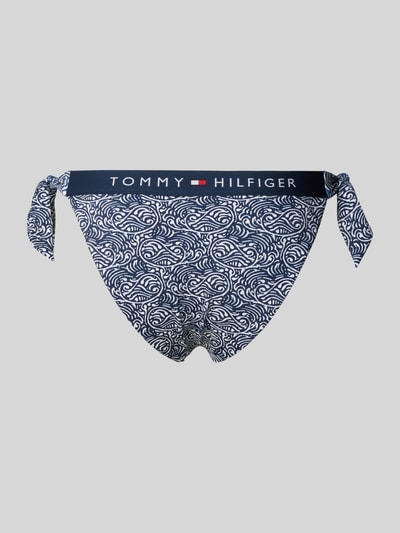 TOMMY HILFIGER Bikini-Hose mit Label-Bund Modell 'CHEEKY SIDE' Marine 3