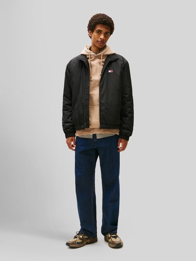 Tommy Jeans Regular Fit Blouson mit Label-Patch Black 1