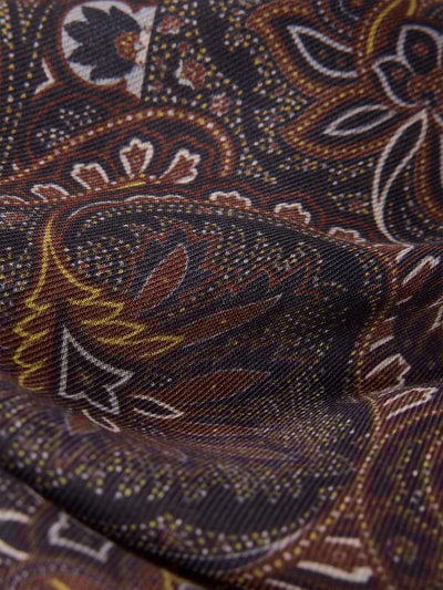 altea Schal mit Paisley-Muster Dunkelbraun 2