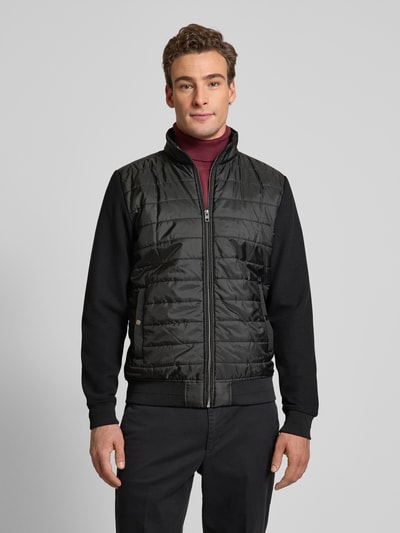 Christian Berg Men Steppjacke mit Stehkragen Black 4