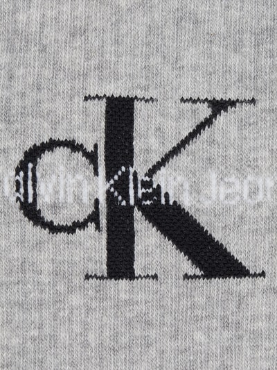 CK Calvin Klein Socken mit Logo Mittelgrau Melange 2