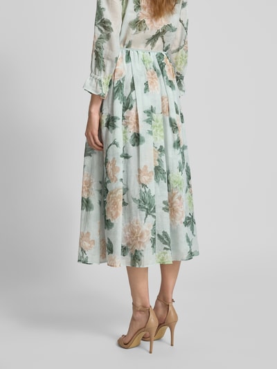 Luisa Cerano Midirock mit Kellerfalten Mint 5