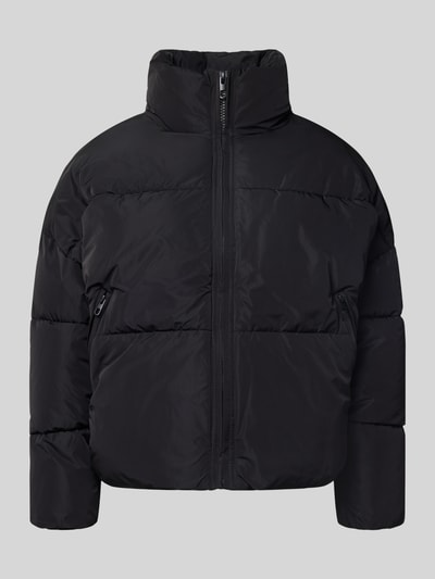 Jake*s Casual Jacke mit Stehkragen und Reißverschlusstaschen Black 2