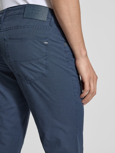 Brax Broek met steekzakken, model 'Cadiz' Marineblauw - 3