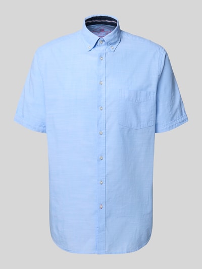 Christian Berg Men Regular fit vrijetijdsoverhemd met button-downkraag Bleu - 2