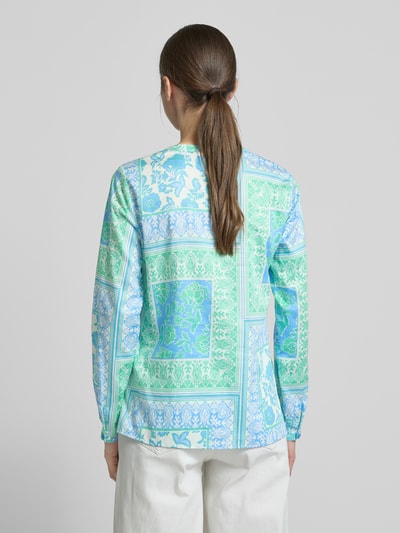 Smith and Soul Regular Fit Bluse mit Tunikakragen Gruen 5