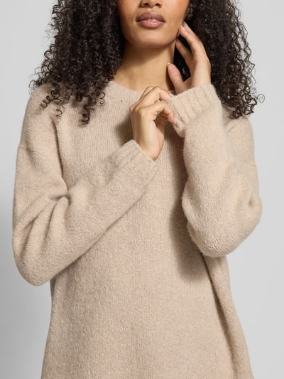 Weekend Max Mara Relaxed Fit Strickpullover aus Alpaka-Mix Modell 'PESCO' Sand 3