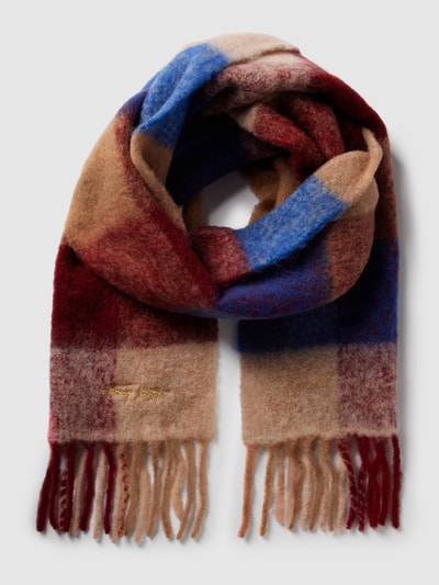 Tommy Hilfiger Szal ze wzorem w kratę model ‘TH ELEVATED SCARF CHECK’ Beżowy 2