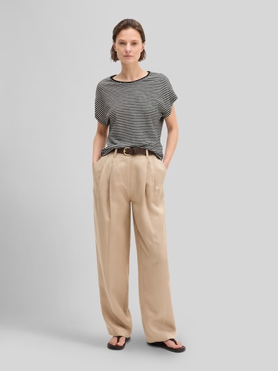 Marc O'Polo męski t-shirt o kroju regular fit z czystej bawełny Czarny 1