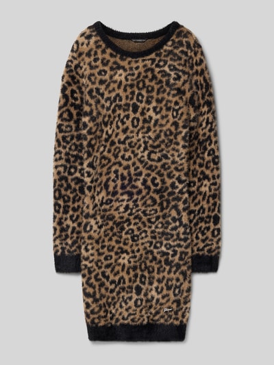 Guess Strickkleid mit Label-Detail Black 1