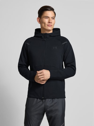 Under Armour Trainingsjack met tweewegsritssluiting, model 'Unstoppable' Zwart - 4