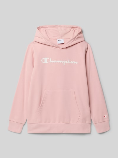 Champion Regular Fit Hoodie mit Logo-Print Altrosa 1