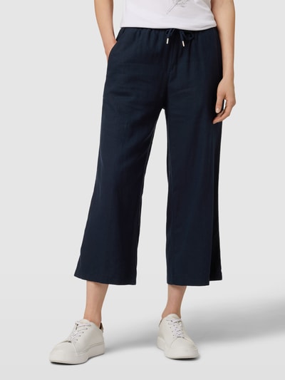 Christian Berg Woman Stoffen broek met persplooien Donkerblauw - 4